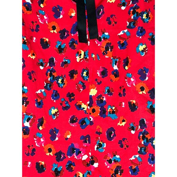 Jason Wu Red Leopard Print Tank Top 2 - Picture 9 of 12